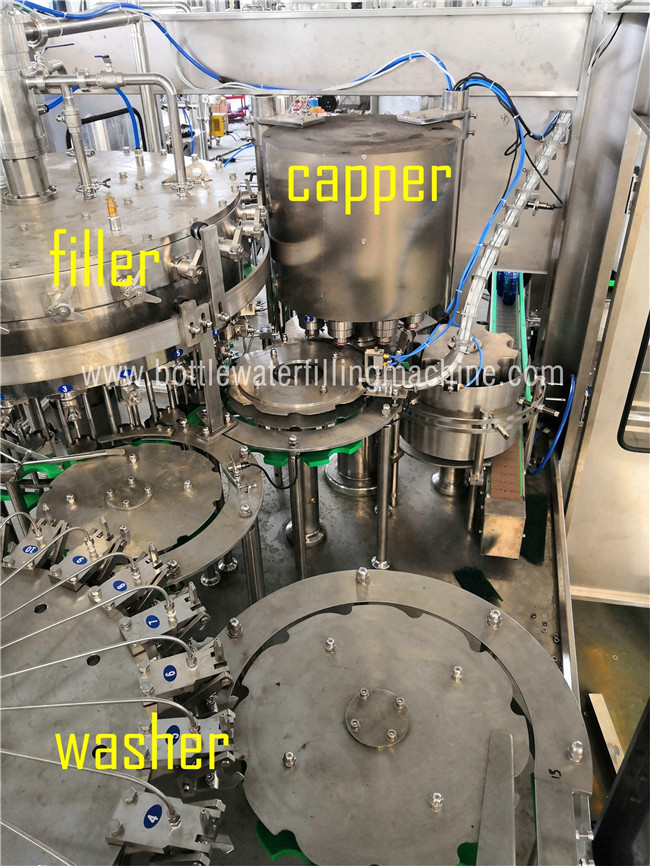 Le GV de la CE a carbonaté la machine de remplissage de boissons/boisson non alcoolisée, usine de mise en bouteilles de l'eau de scintillement 1