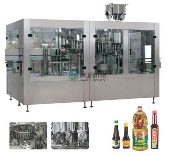 Machine de remplissage d'huile de table de 16000 BPH 380V/50HZ pour la bouteille de l'ANIMAL FAMILIER 0.2-2L 0