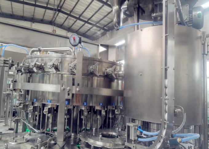 machine de remplissage carbonatée de boissons de la bouteille 3000kg en verre avec le contrôle d'écran tactile 3