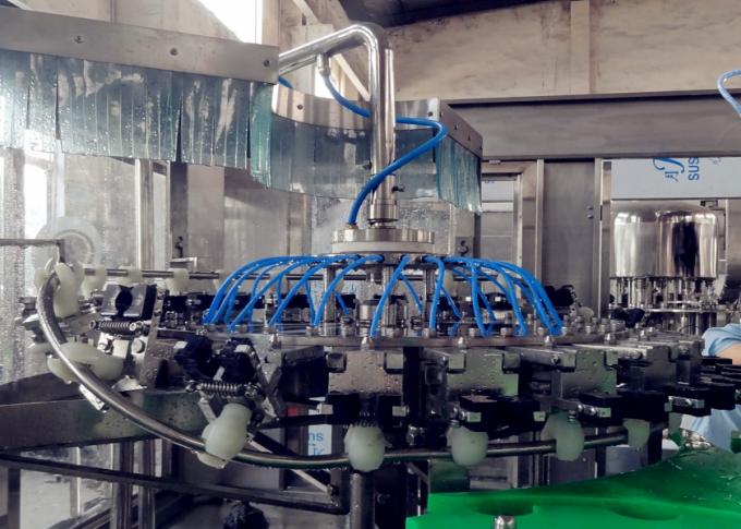 Machine de remplissage carbonatée de boisson d'opération facile pour les bouteilles en verre 4.3KW 0