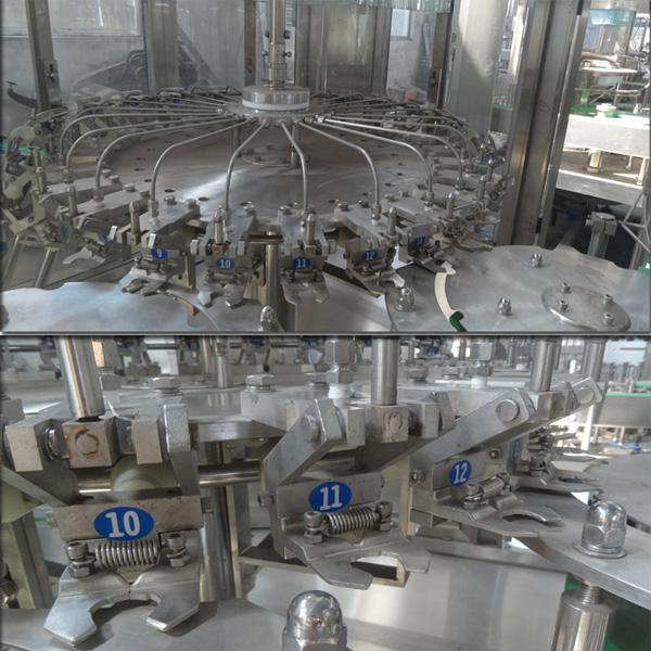 Système de capsulage remplissant de lavage rotatoire augmenté de PLC de Siemens de machine 0