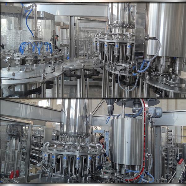 CE/GV 3 rotatoires dans 1 chaîne de production de jus 6000 bouteilles par heure 0