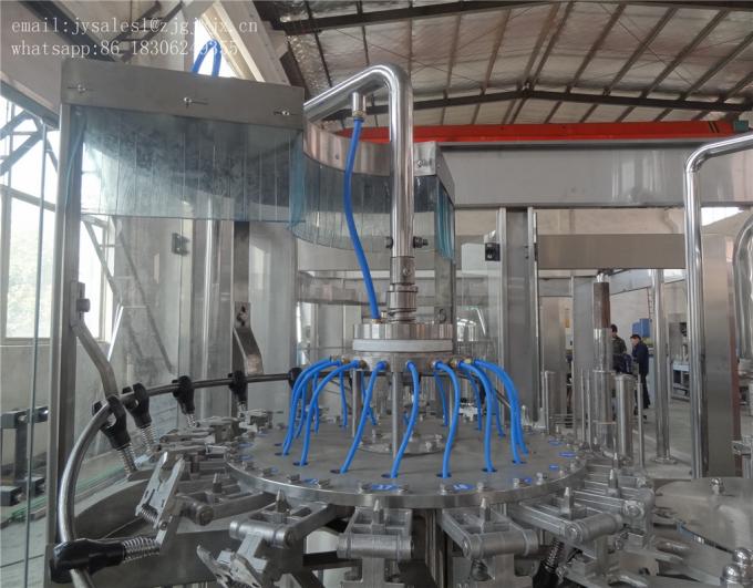 machine de remplissage de bouteilles liquide pure automatique de 3-In-1 Monoblock pour la production de jus de fruit 2