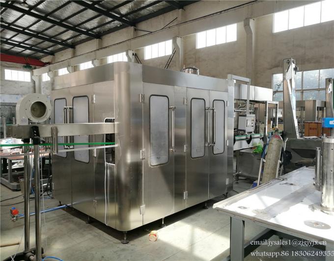 Matériel carbonaté automatique de la machine de remplissage de boissons de l'eau de scintillement de bouteille en verre SUS304 0