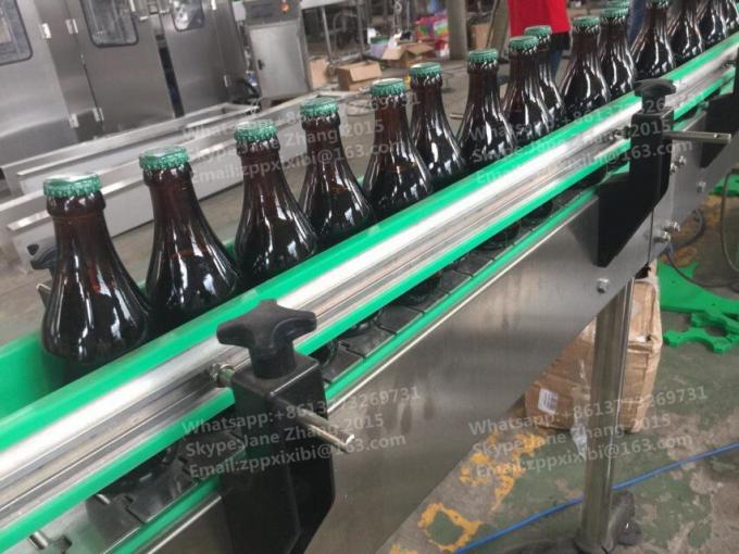 Acier inoxydable machine de remplissage de bouteilles 304 en verre 1100 * 1050 * 1800mm 3