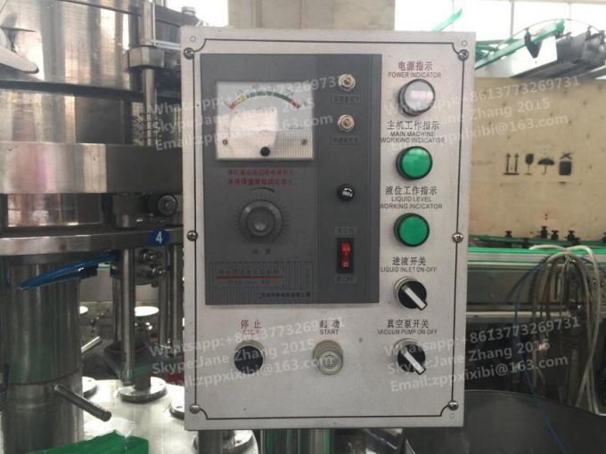 La grande machine de remplissage de bouteilles en verre/fente a carbonaté la chaîne de production 1.1kw 4