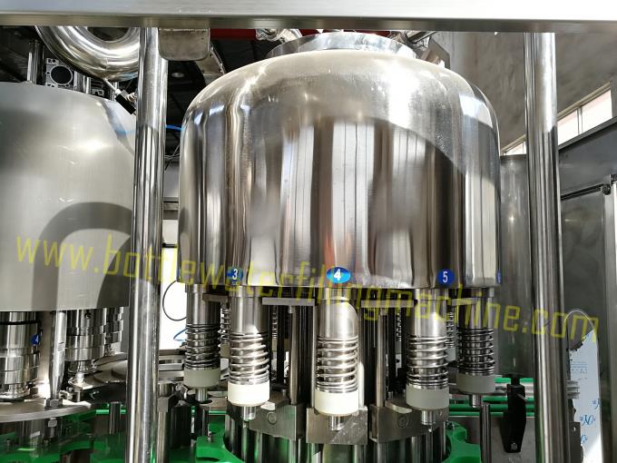 Machine de remplissage de bouteilles de l'eau de contrôle de PLC + de HMI/capsuleur automatique de bouteille 0