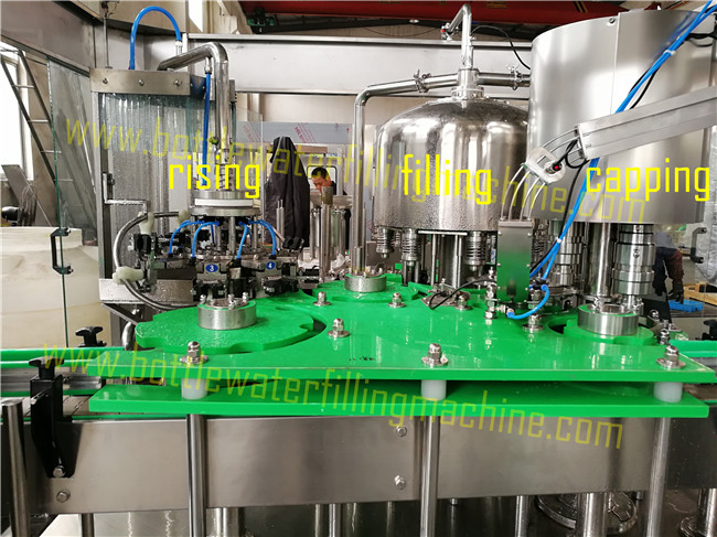 Thé vert, thé noir, jus, machine de remplissage de bouteilles en verre 380v 50hz 1