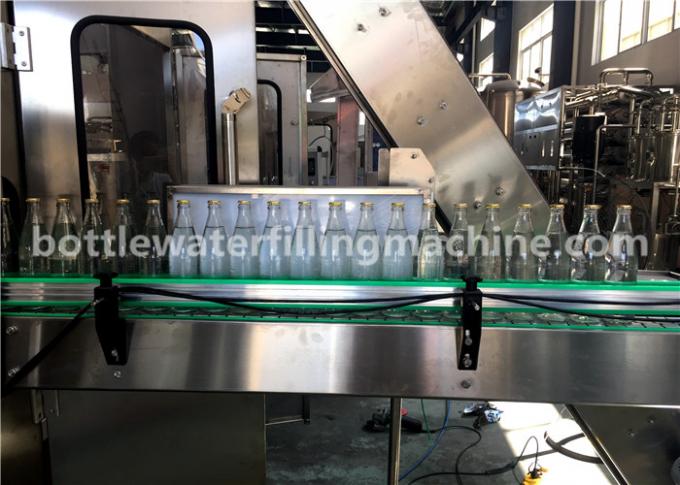 petite usine de mise en bouteilles pure minérale épurée parAllemagne en verre de l'eau de machine de remplissage de bouteilles 4.23KW 0