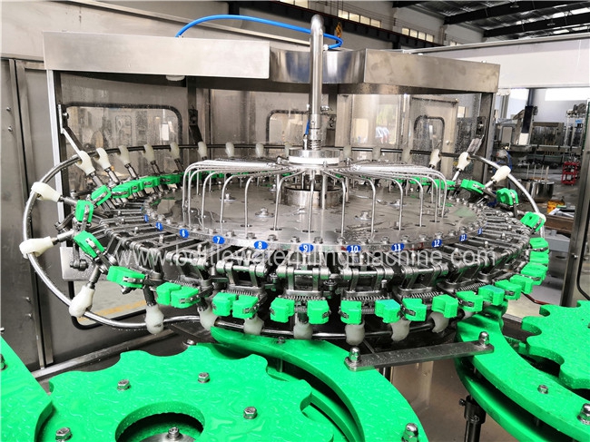 Ligne capsulage remplissant de lavage de machine de remplissage de bouteilles 3 In1/eau de seltz de bière isobare 0