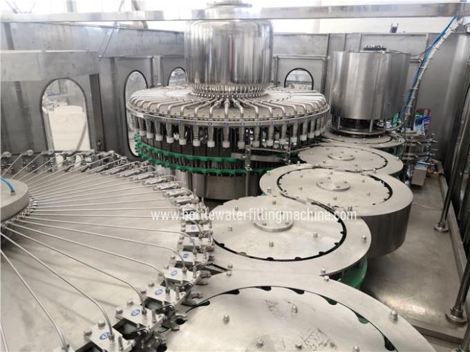 3 dans 1 machine de remplissage de bouteilles 24bpm isobare de Monoblock 1