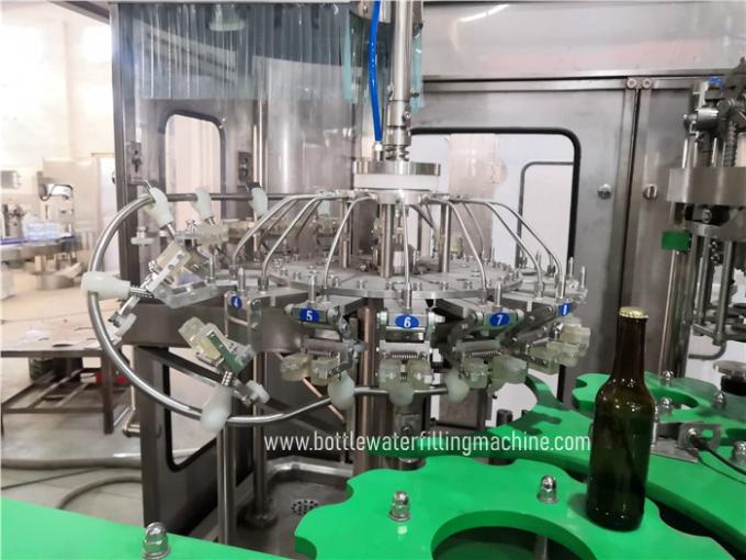 Machine de remplissage en verre de soude de bouteille à lait de Cacpper 1000bph de remplisseur de Rinser 2