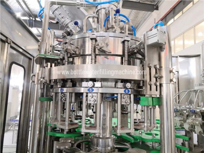 Machine de remplissage en verre de soude de bouteille à lait de Cacpper 1000bph de remplisseur de Rinser 3
