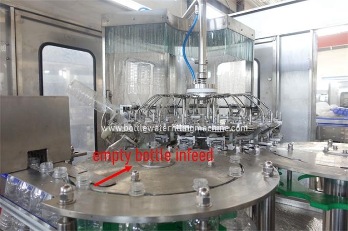 Machines de remplissage liquides potables pures minérales, système automatique de remplissage de bouteilles de l'eau 0
