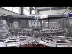 Machine de capsulage de remplissage et de rinçage automatique de jus de fruit RCGF50-50-15