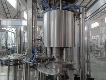 Electric Stainless Steel Juice Bottling Equipment 3 In 1 PLC Control 5.88KW