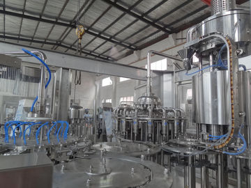PE Screw Cap 3 In 1 Hot Filling Machines For Flavored Water 2200 X 2100 X 2200MM