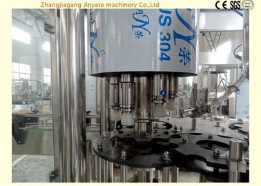 Aseptic Milk Glass Bottle Filling Machine / Bottling Production Line Food Grade SS304