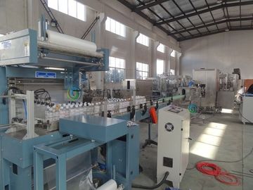 3Kw Curved Bottle Label Machine , Mineral Water Round Bottle Labeler Machines