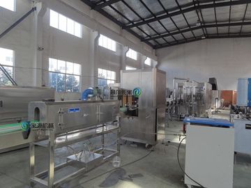 3Kw Curved Bottle Label Machine , Mineral Water Round Bottle Labeler Machines