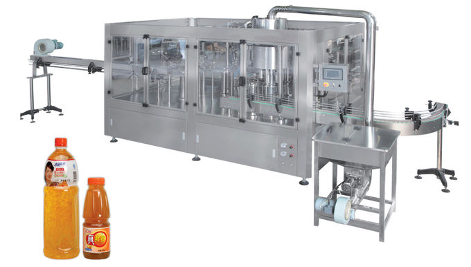 Machine de remplissage de jus 2100*1500*2200 SUS304, équipement de mise en bouteilles de jus 0